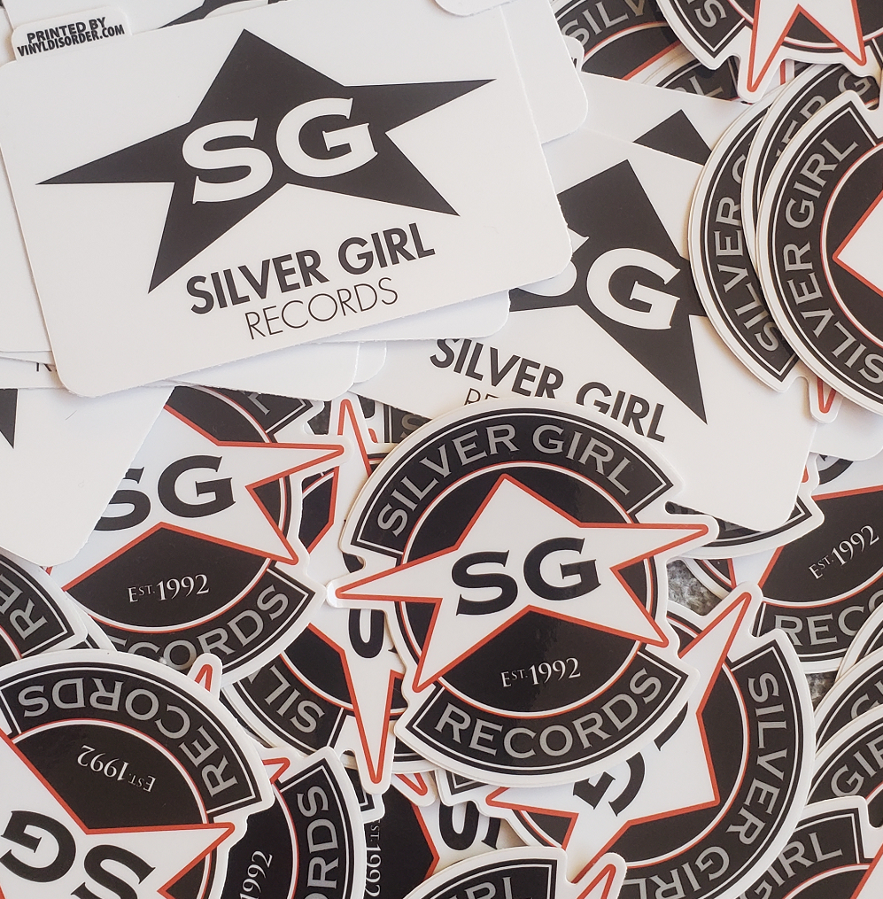 Silver Girl Stickers