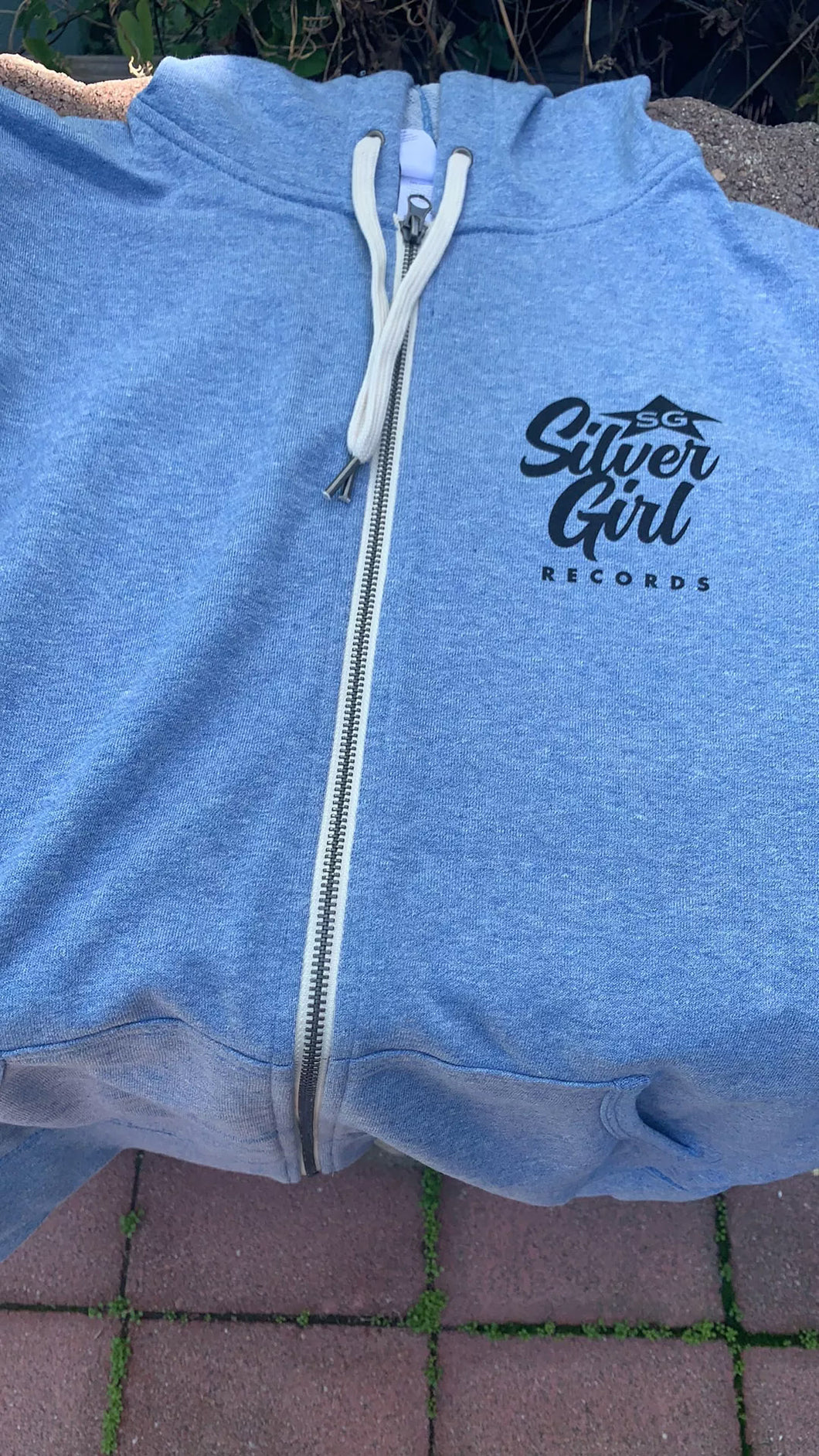 Silver Girl Hooded Sweatshirt